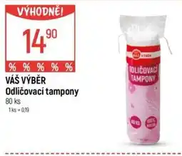 Globus VÁŠ VÝBĚR Odličovací tampony nabídka