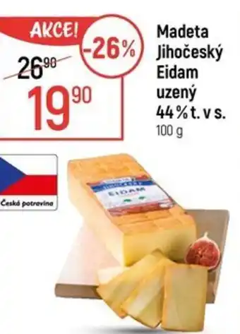 Globus Madeta Jihočeský Eidam uzený 44% t. vs. nabídka