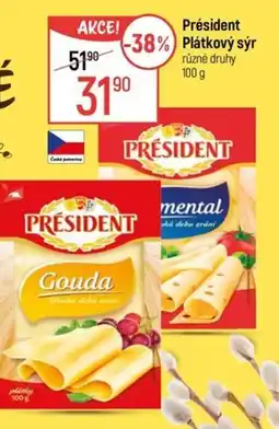 Globus Président Plátkový sýr nabídka
