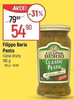 Globus Filippo Berio Pesto nabídka