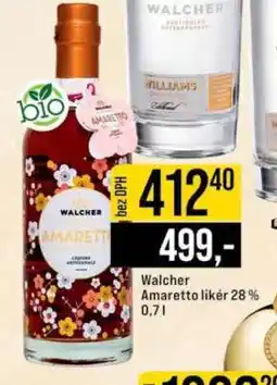 Jip Walcher Amaretto likér 28% 0,7 l nabídka