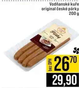 Jip Vodňanské kuřecí original české párky nabídka