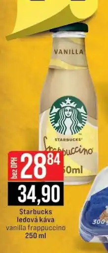 Jip Starbucks ledová káva vanilla frappuccino nabídka