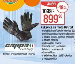 Globus Rukavice na moto Detroit nabídka