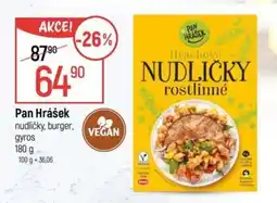 Globus Pan Hrášek nudličky, burger, gyros nabídka