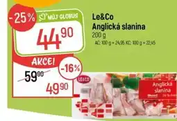 Globus Le&Co Anglická slanina nabídka
