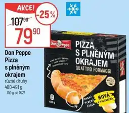 Globus Don Peppe Pizza s plněným okrajem nabídka