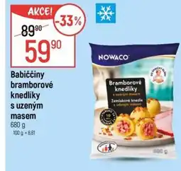 Globus Babiččiny bramborové knedlíky s uzeným masem nabídka