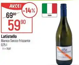 Globus Latistello Bianco Secco Frizzante nabídka
