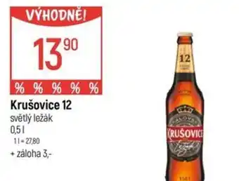 Globus Krušovice 12 světlý ležák nabídka