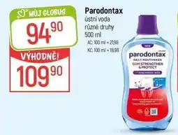 Globus Parodontax ústní voda nabídka