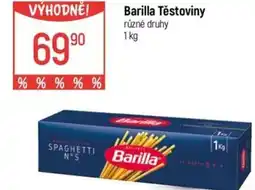 Globus Barilla Těstoviny nabídka