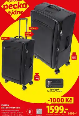 Lidl ESMARA Sada cestovních kufrů nabídka