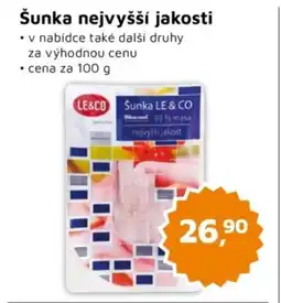 Můjobchod Šunka nejvyšší jakosti nabídka