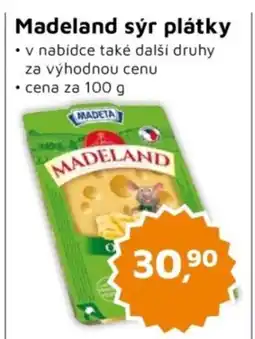 Můjobchod MADETA Madeland sýr plátky nabídka