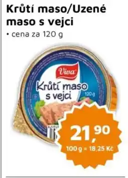 Můjobchod Viva Krůtí maso/Uzené maso s vejci nabídka