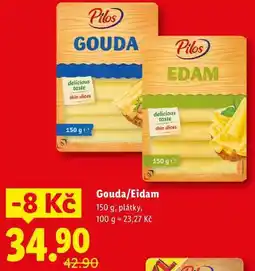 Lidl Gouda/Eidam nabídka