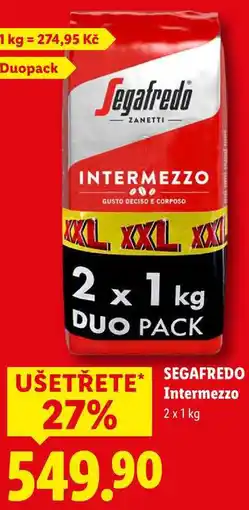 Lidl SEGAFREDO Intermezzo nabídka