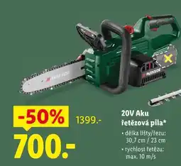 Lidl 20V Aku řetězová pila nabídka