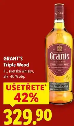 Lidl GRANT'S Triple Wood nabídka