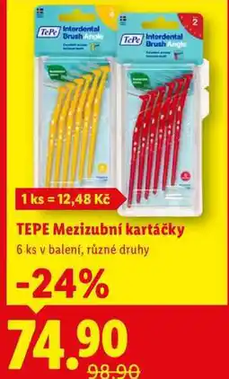 Lidl TEPE Mezizubní kartáčky, 6 ks nabídka