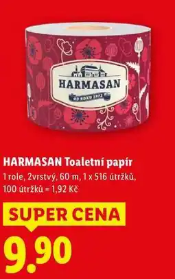 Lidl HARMASAN Toaletní papír, 1 role nabídka