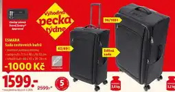 Lidl ESMARA Sada cestovních kufrů nabídka