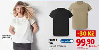 Lidl ESMARA Triko nabídka