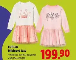 Lidl LUPILU Mikinové šaty nabídka