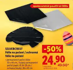 Lidl SILVERCREST Fólie na pečení/ochranná fólie na pečení nabídka