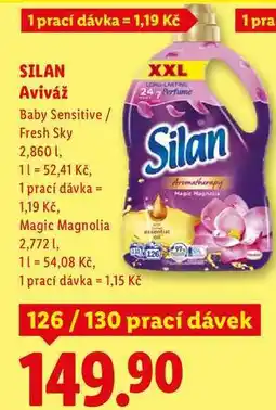 Lidl SILAN Aviváž, 126/130 prací dávek nabídka
