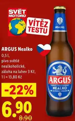 Lidl ARGUS Nealko nabídka