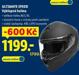 Lidl ULTIMATE SPEED Výklopná helma nabídka