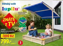 Lidl LUPILU Dětské kryté pískoviště nabídka