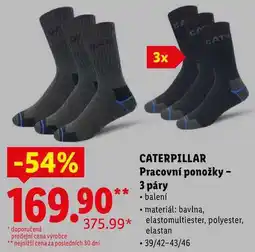 Lidl CATERPILLAR Pracovní ponožky - 3 páry nabídka
