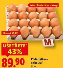 Lidl Podestýlková vejce ,,M, 20 ks nabídka