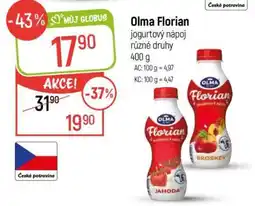 Globus Olma Florian jogurtový nápoj různé druhy nabídka