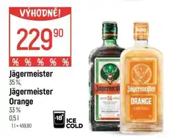 Globus Jägermeister, Jägermeister Orange nabídka
