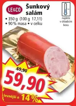 Norma Šunkový salám nabídka