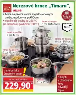 Norma Nerezové hrnce „Timaru“, různé nabídka