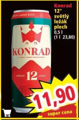 Norma Konrad 12° světlý ležák plech nabídka