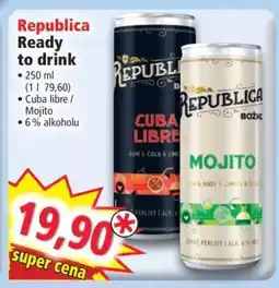 Norma Republica Ready to drink nabídka