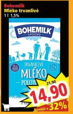 Norma Bohemilk Mléko trvanlivé nabídka