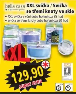 Norma XXL svíčka / Svíčka se třemi knoty ve skle nabídka