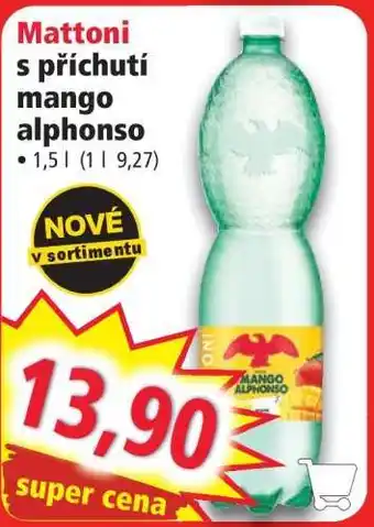 Norma Mattoni s příchutí mango alphonso nabídka
