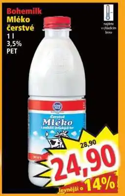 Norma Bohemilk Mléko čerstvé nabídka