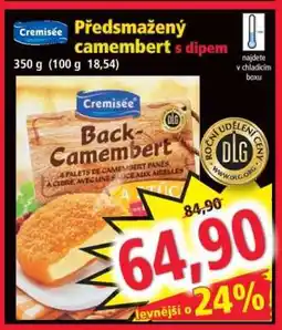 Norma Předsmažený camembert s dipem nabídka