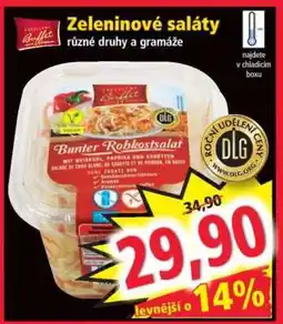 Norma Zeleninové saláty nabídka