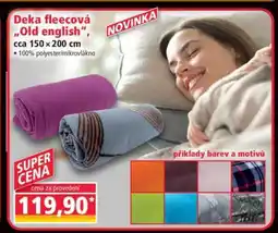 Norma Deka fleecová „Old english“ nabídka
