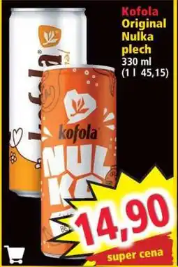 Norma Kofola Original Nulka plech nabídka